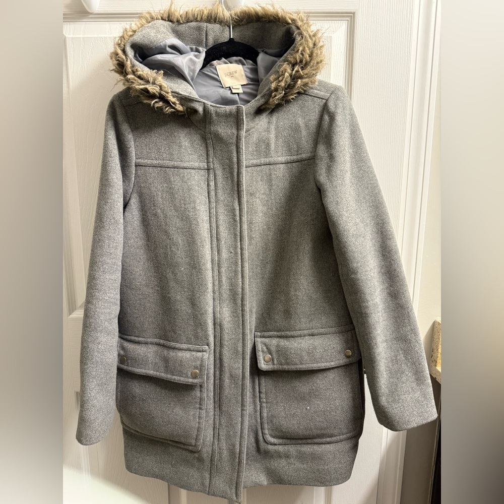 J. Crew château hooded parka